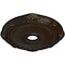Ekena Millwork Heaton Ceiling Medallion (Fits Canopies up to 6 1/2"), 27 1/2"OD x 3 7/8"ID x 2 1/4"P, Bronze CM27HEBZS - alternate 2